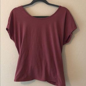 Lululemon Cropped Open Back Top